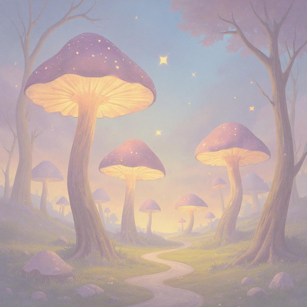 Dreamy Hand-painted Forest