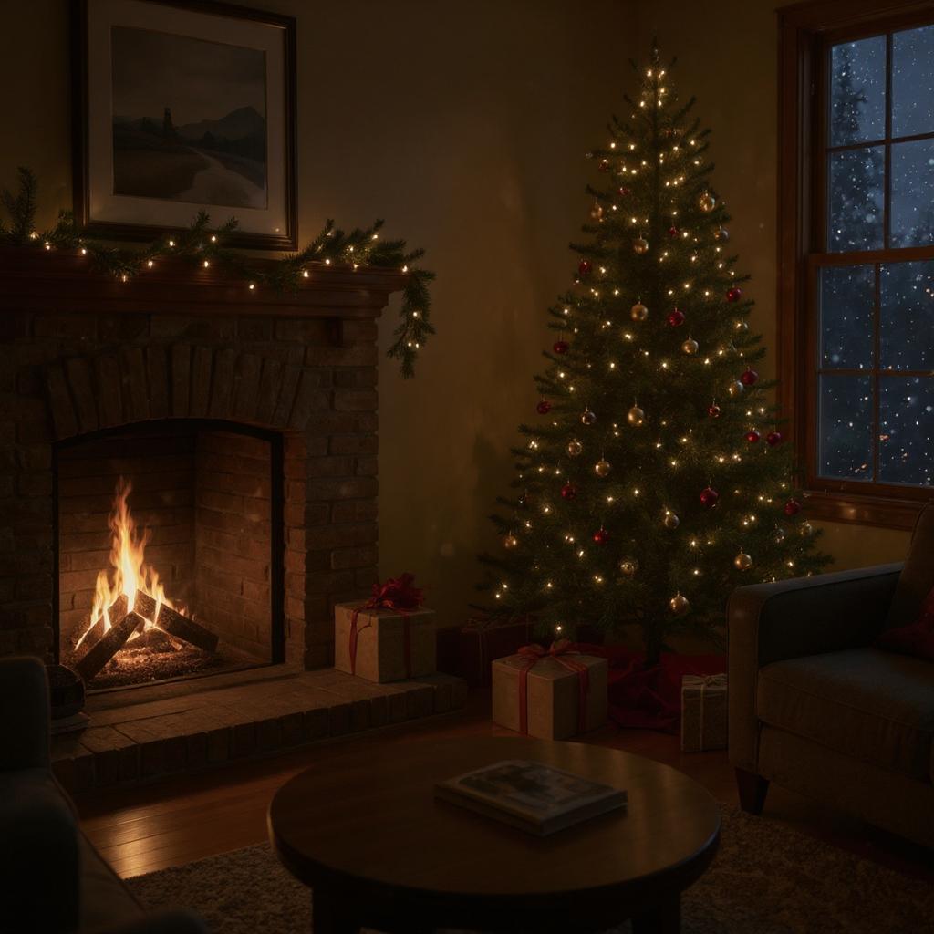 Christmas Fireplace Decor
