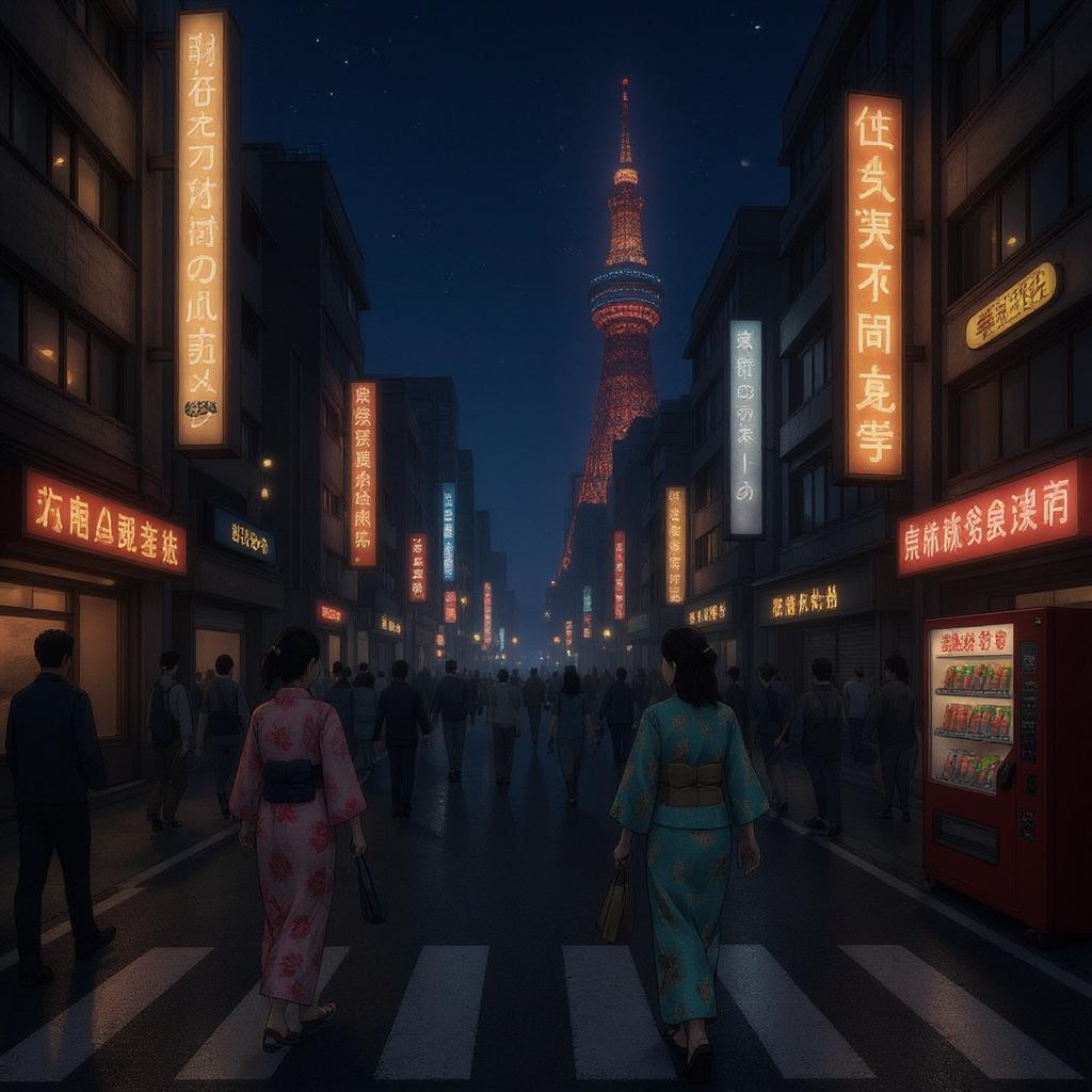 Tokyo City at Night